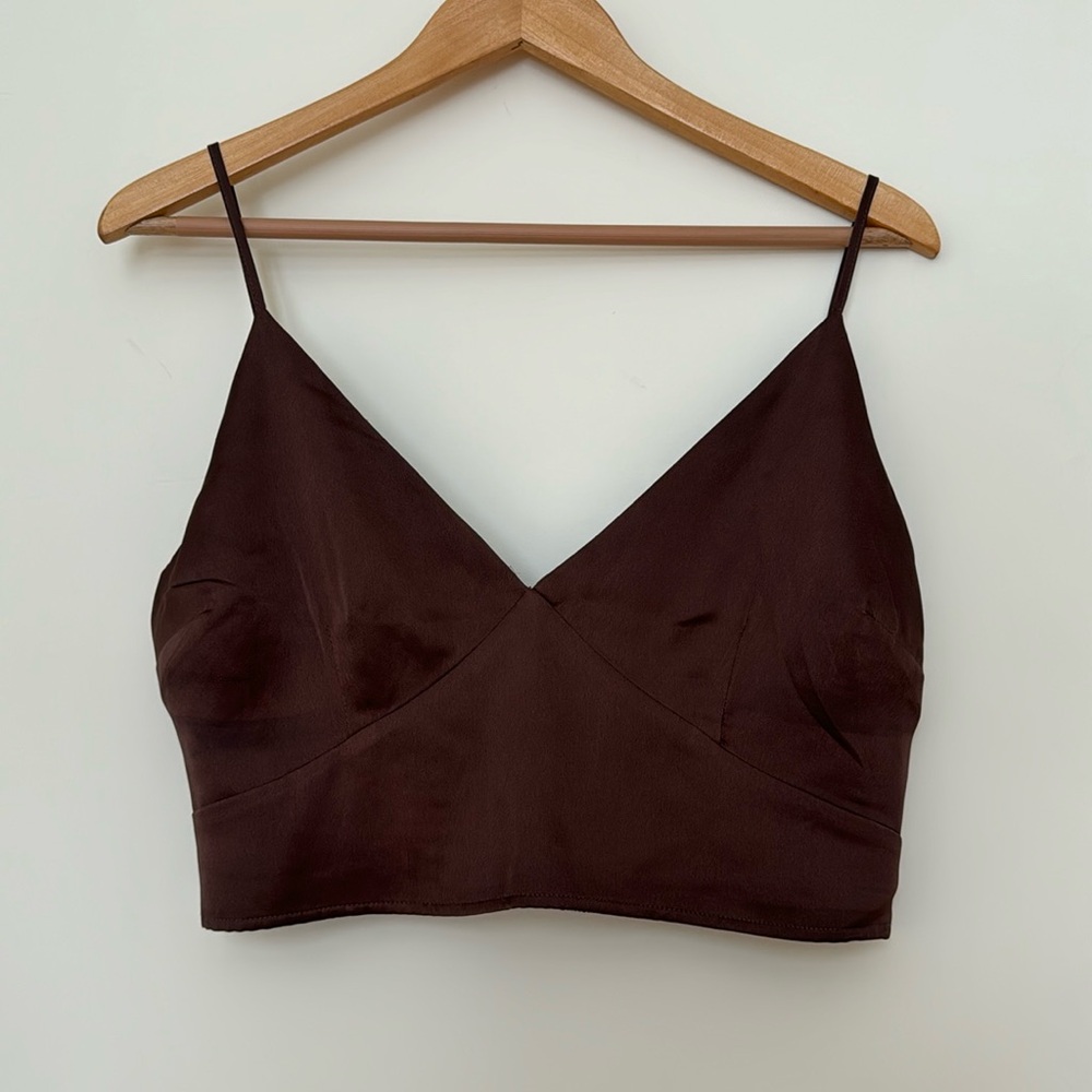Silky Abercrombie Crop Top